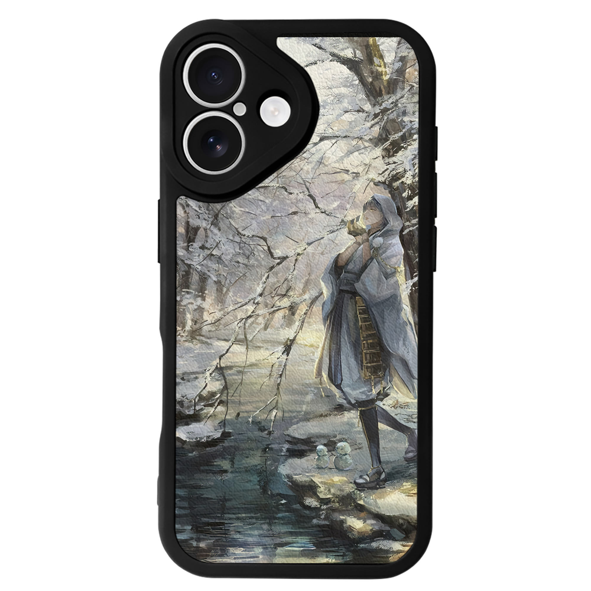 （画像用） 刀剣乱舞 Touken Ranbu 【iPhone 16シリーズ対応】シリコンスマホケース（レザー調） 材質：シリコン